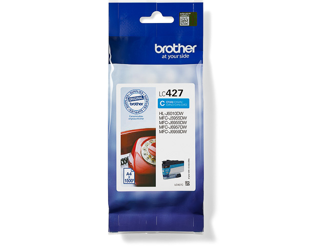 Tinte  LC427XLC Brother HL-J 6010 Cartridge cyan