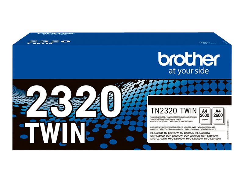 Toner TN2320TWIN Brother DCPL2500DN  black HC