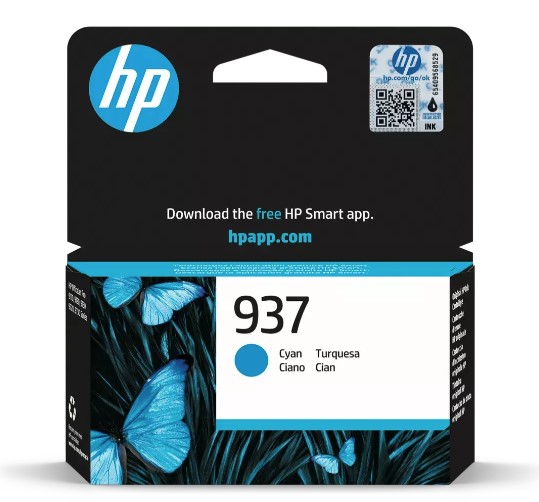Tinte HP 937e OfficeJet Pro 9100/ 9110/ 9120 cyan