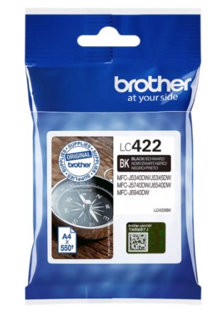 Tinte LC422BK BROTHER MFC-J 5340/ 5740/ 6540  black
